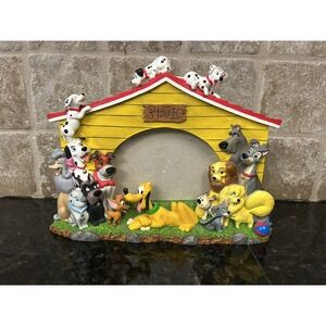 Disney Pets‎ Dogs Photo Picture Frame 3D Lady Tramp Dalmatian Nana Pluto 4x6